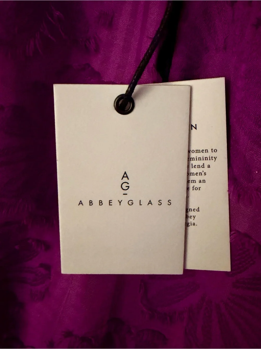Abbey-Glass chiffon vibrant purple dress with sunflower  motif NWT!  Never worn! - Picture 6 of 12